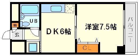 クリテリオン新大阪の間取り写真