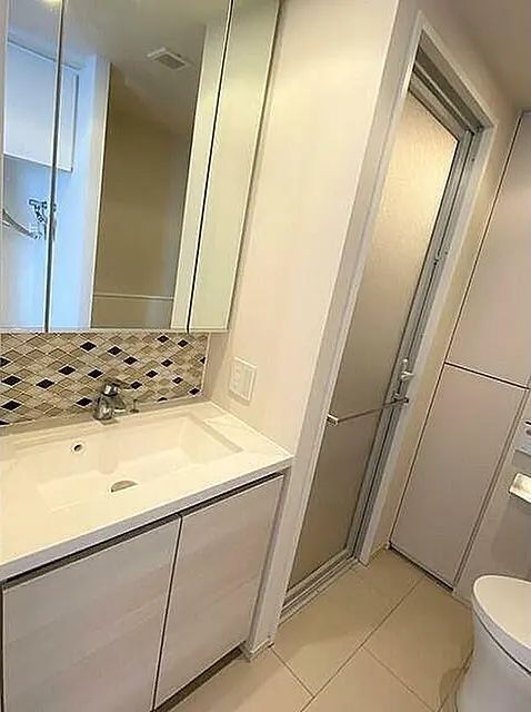 洗面設備　写真は同タイプ住居です。