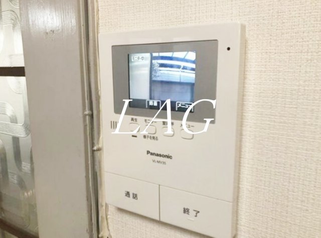 セキュリティ　モニター付きインターフォンです。