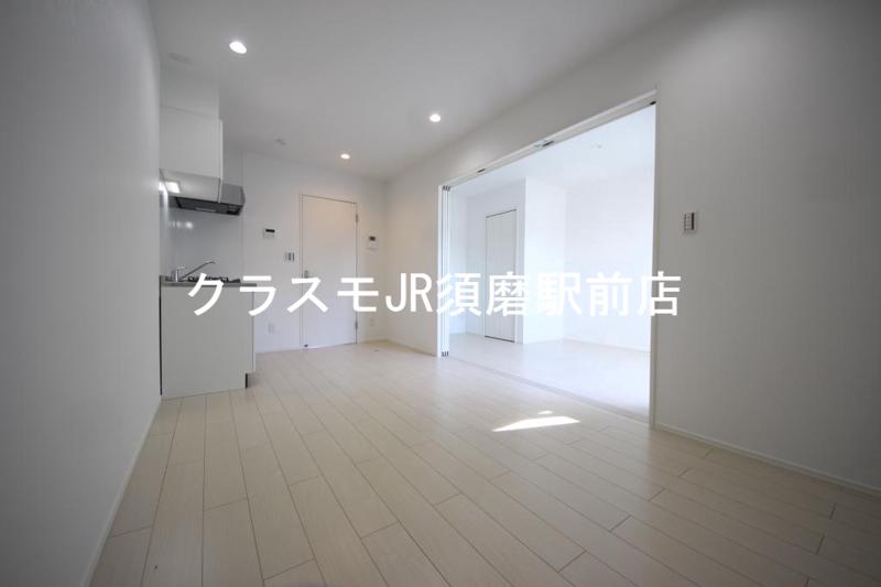 居室・リビング　リビング８．１帖の間取りです。