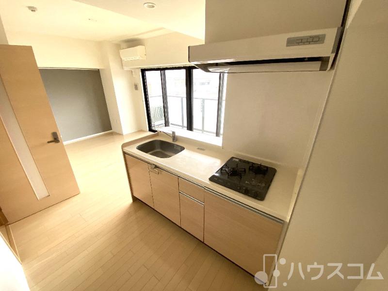 キッチン　調理スペースが広いキッチンで使いやすそうですね！