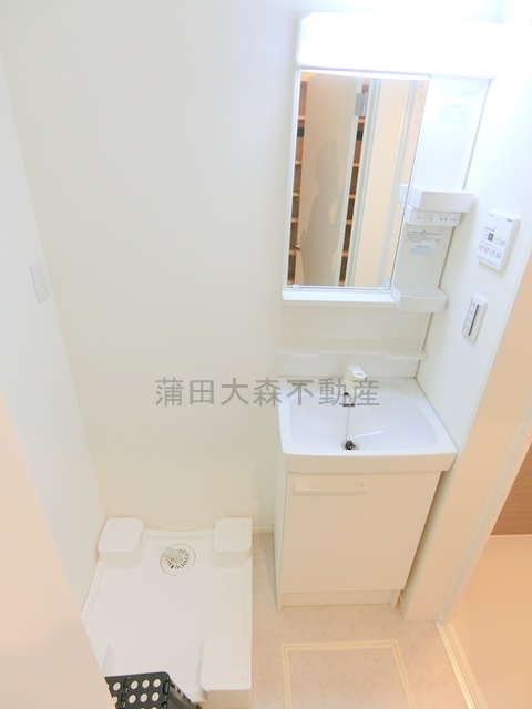 洗面設備　独立洗面台　洗面脱衣所　洗濯機置き場