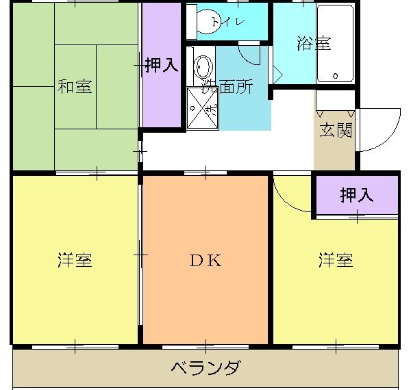 ビバレイユイの間取り写真