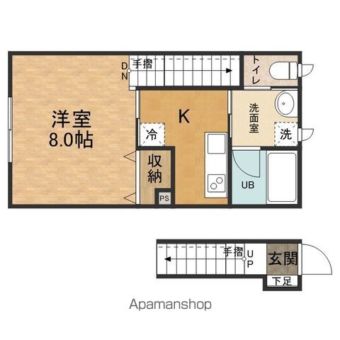 京成本線 船橋競馬場駅 徒歩9分 2階建 築11年の間取り写真