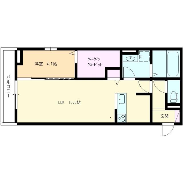 ディアライズ小郡船倉町E棟の間取り写真