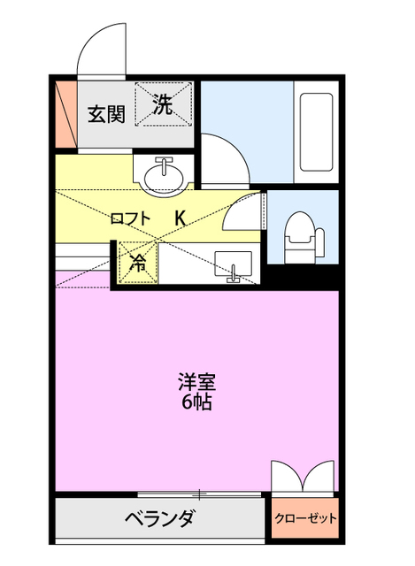SAJA’90B棟の間取り写真