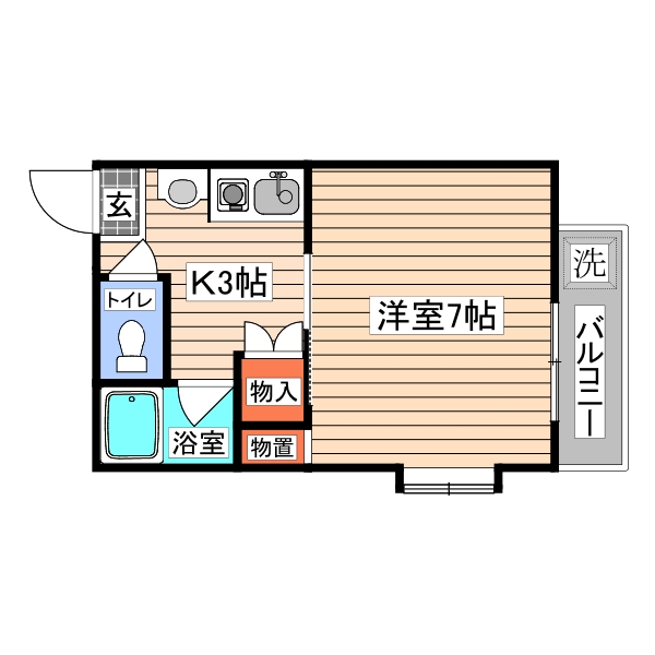 リビエール牛田新町の間取り写真
