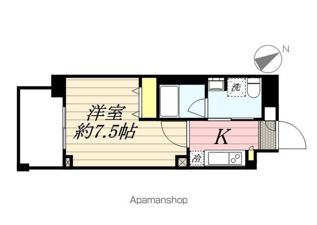 都営浅草線 本所吾妻橋駅 徒歩3分 11階建 築11年の間取り写真