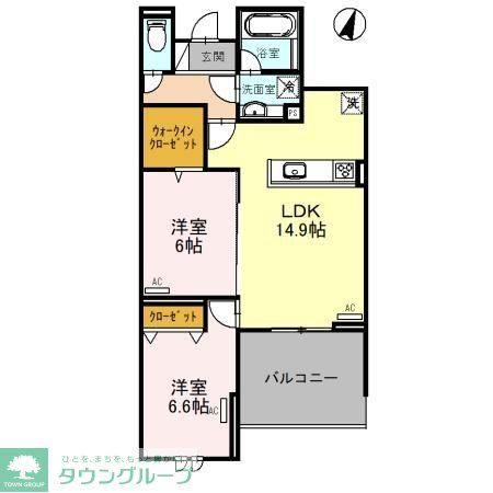 Belleville桜木町の間取り写真
