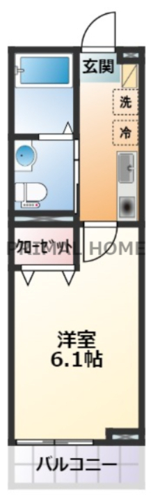 ルミエール大口の間取り写真
