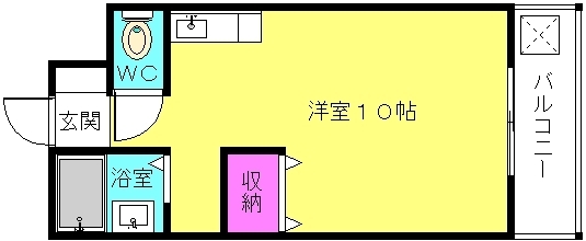 リバーサイドフナハシの間取り写真