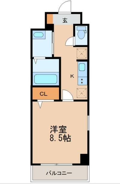 ＪＲ仙石線 小鶴新田駅 徒歩13分 5階建 築8年の間取り写真