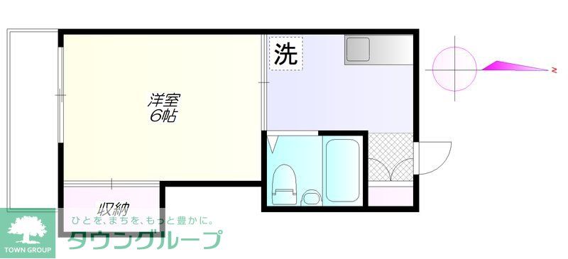 コーポタナカの間取り写真