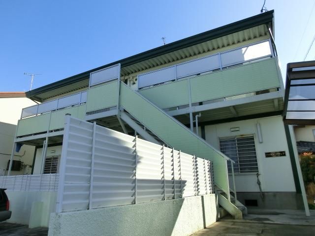 建物外観　駅徒歩8分、閑静な住宅街・経済的な都市ガス