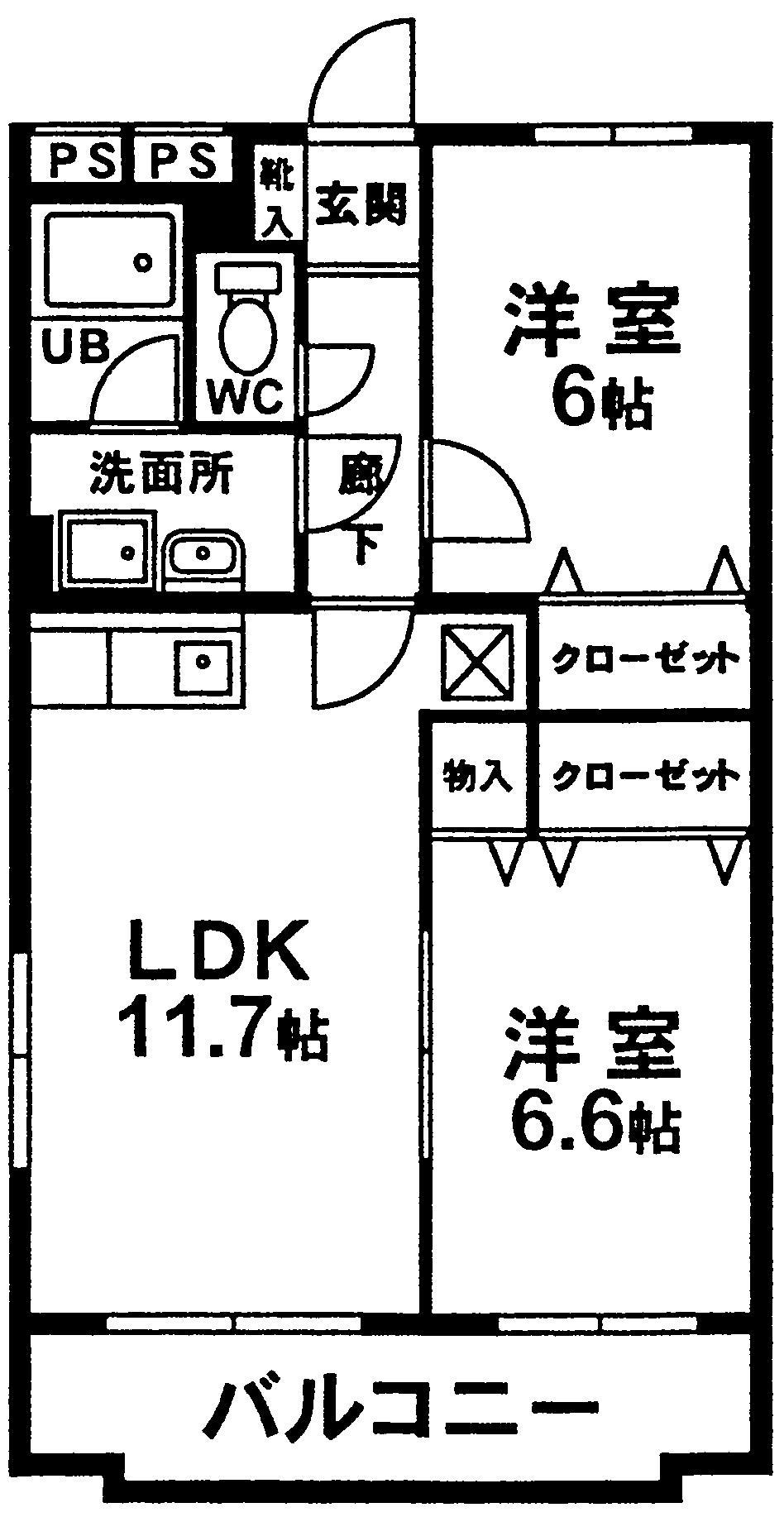 いわて銀河鉄道線 青山駅 徒歩28分 3階建 築24年の間取り写真