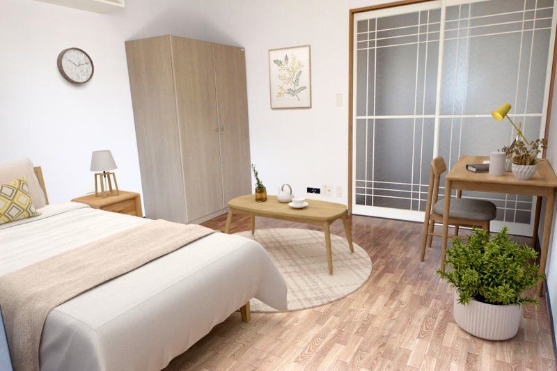 居室・リビング　モデルルームのため家具・家電などはついておりません。
