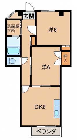 マンション木原の間取り