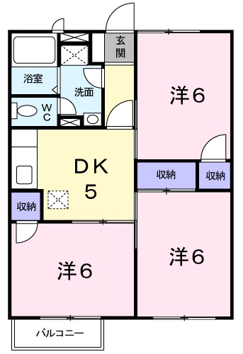 ジュネスロジュマンの間取り