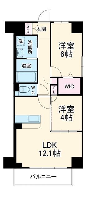 トリニティ豊中本町の間取り