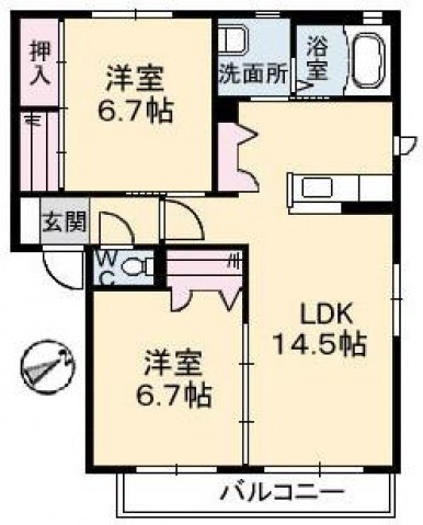 シャーメゾンともAの間取り