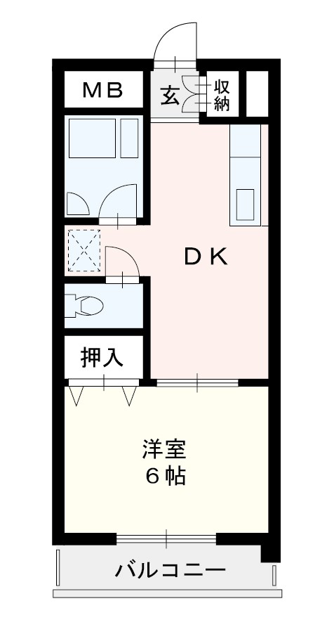 エクセレント野間の間取り