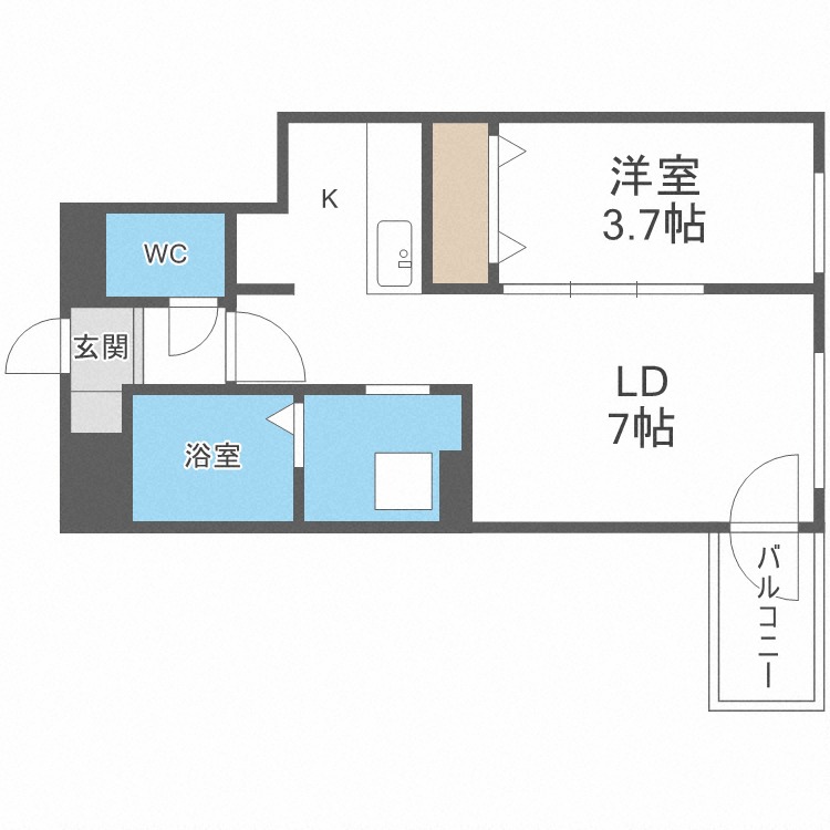 【Ｃｏｕｒｔ　Ｔｉａｒａの間取り】