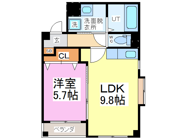 シンフォニーの間取り