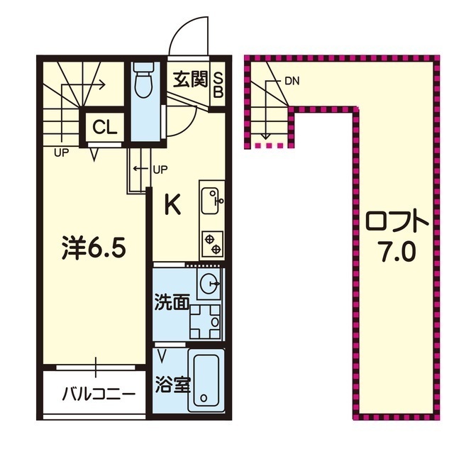 アドバンスKASHIMAの間取り