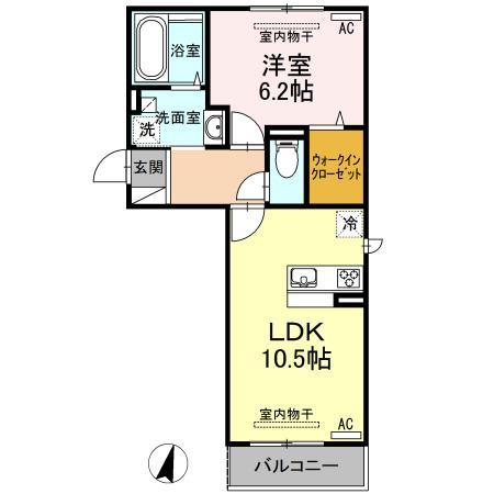 スマイルコート新山口の間取り