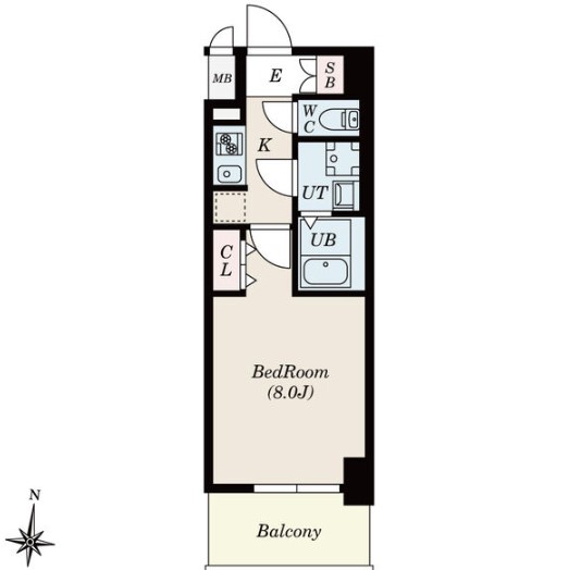 S-RESIDENCE堀田North IIの間取り