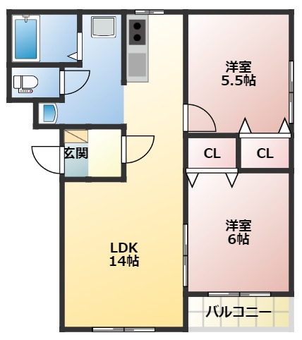 ナテーブの間取り