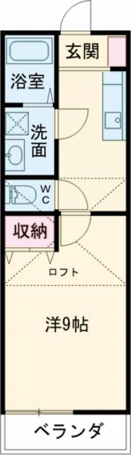 津市久居明神町のアパートの間取り