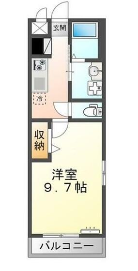 菊池郡大津町大字大津のアパートの間取り