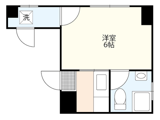 広島市中区十日市町のマンションの間取り