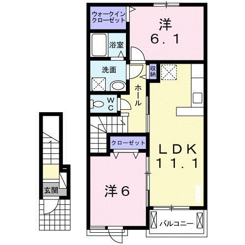 アトラス　IIの間取り