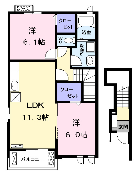 フォレストＫＭ　VIの間取り