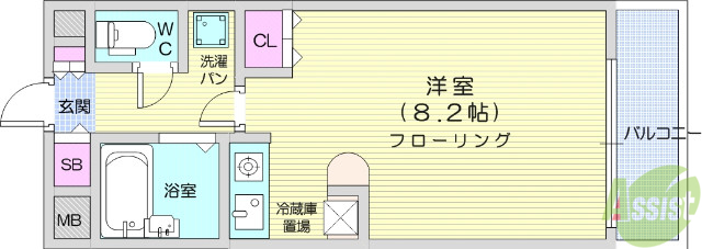 エクステリアJIN川内の間取り