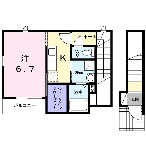 【エステート　柴崎　第二の間取り】