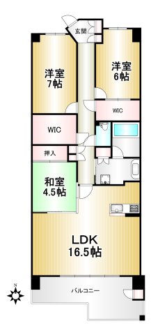 アルバックス覚王山ブランシェの間取り