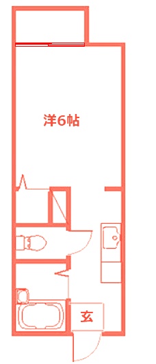 横須賀市追浜本町のアパートの間取り