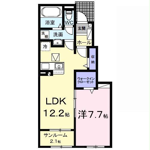 ホーホブリュッケIの間取り