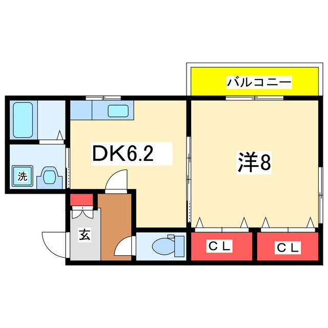 オードリー浜松の間取り