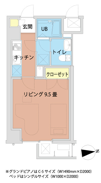 新百合和田文ビルの間取り