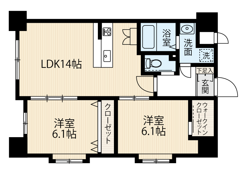 PROSPECT　HAKATAの間取り