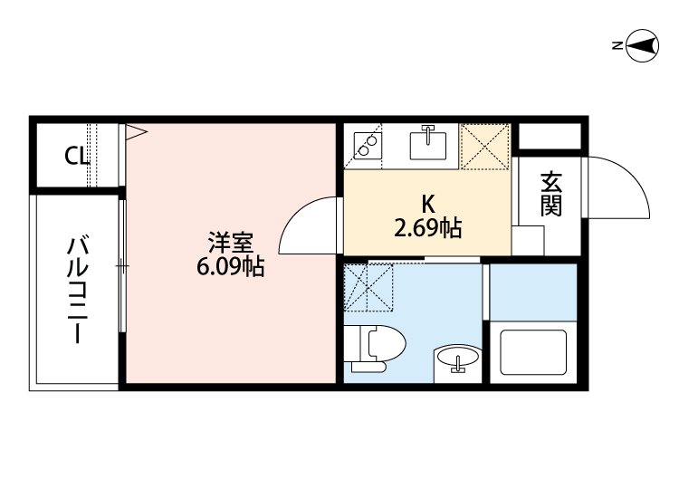 comodoの間取り