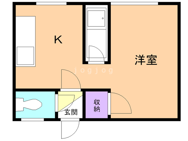 白い風船の間取り