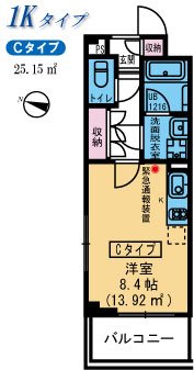 ロンジェヴィテえどがわの間取り