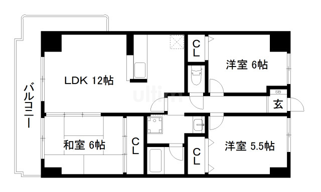 ロックフィールドの間取り