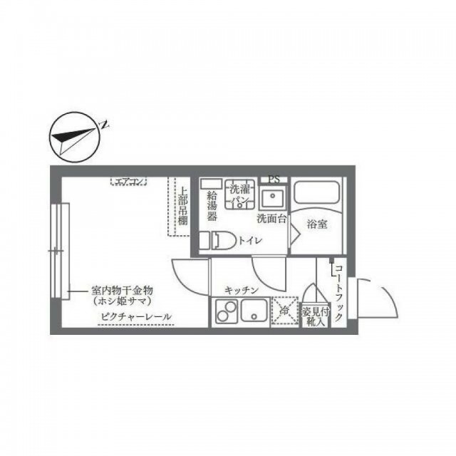 COCOCUBE北品川の間取り