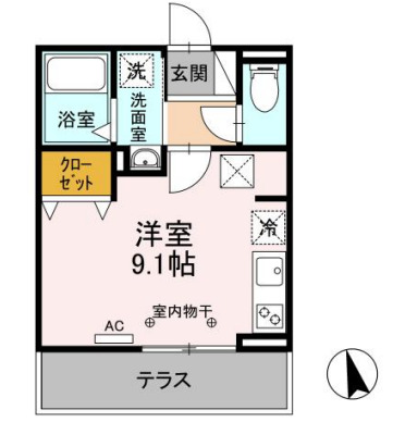 D-Hills城北の間取り